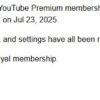 YouTube Premiumが勝手に再開・課金されていた